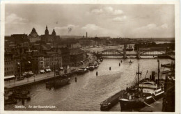 Stettin - An Der Baumbrücke - Pommern