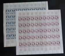 REUNION / CFA - 1965 - N°YT. 366 à 367 - Croix Rouge - Feuilles Complètes - Neuf Luxe ** / MNH / Postfrisch - Unused Stamps