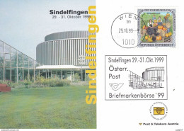 OSTERREICH Austria Ausstellungskarte, SINDELFINGEN 1999 Mi 2297 - Brieven En Documenten