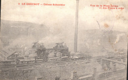 Le CREUSOT - Usines Schneider - Vue De La Plate-forme Et Les Fours à Coke - Le Creusot