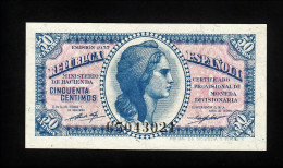 SERIE C** BILLETE ESPAÑA 0'5 PESETAS 1937 SIN CIRCULAR SC/ UNCIRCULATED UNC SPAIN BANKNOTE *COMPRAS MULTIPLES CONSULTAR* - 1-2 Pesetas