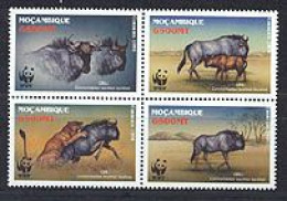 MOZAMBIQUE 2000 - W.W.F. -buffle Sauvage - 4 V. - Ungebraucht