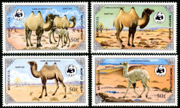 MONGOLIE 1985 - W.W.F. - Chameau Camelus Bactrianus - 4 V. - Ungebraucht