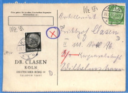 Allemagne Reich 1937 - Carte Postale De Koln - G35075 - Covers & Documents