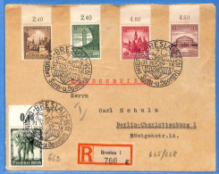 Allemagne Reich 1938 - Lettre Einschreiben De Breslau - G35068 - Covers & Documents