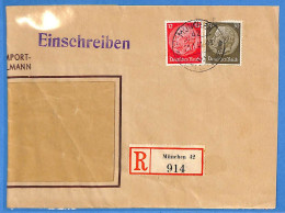 Allemagne Reich 1941 - Lettre Einschreiben De Munchen - G35057 - Covers & Documents