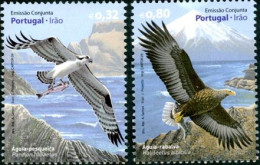 PORTUGAL 2009 - Oiseaux - Haliaetus - émission Avec Iran - 2 V. - Adler & Greifvögel