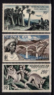 Madagascar  - 1954  - Aspects De Madagascar  - PA  N° 75 à 77   - Neufs ** - MNH - Airmail