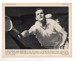 FP238/ Tennis Wilhelm Bungert Davispokal Gegen Südafrika  1968  23 X 17 Cm - Juegos Olímpicos