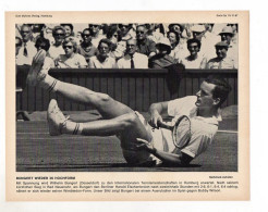 FP240/ Tennis Wilhelm Bungert - Bobby Wilson  1967  23 X 17 Cm - Olympische Spiele