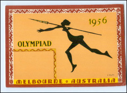 XX001997/ Olympiade 1956 Melbourne Australien Ak  - Olympische Spiele