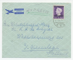 Em. Hulpuitgifte 1948 Indonesia Expresse Bandoeng - Den Haag - Indie Olandesi