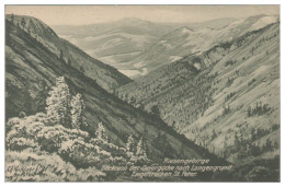 V5919/ Riesengebirge Blick Nach Langengrund, Ziegenrücken AK Schlesien Ca.1912 - Schlesien