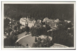 MW08607/ Landeshut Volksheilstätte Schlesien Foto AK Strähle Luftbild 30er Jahre - Schlesien