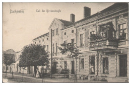 S4745/ Darkehmen  Teil Der Kirchenstraße Ostpreußen AK 1907 - Ostpreussen