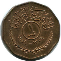 1 FILS 1959 IRAQ Islámico Moneda #AK264.E.A - Irak