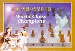 COREE DU NORD 2001 - Champions Des Echecs - Carnet - Korea (Noord)