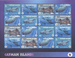 CAYMAN 2003 - WWF - Baleines - Feuillet - Ungebraucht