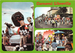 Republique Du GABON Carnaval LIBREVILLE Carnaval De La Quinzaine Commerciale Le Char 23(scan Recto-verso) MA211 - Gabon