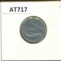5 LIRE 1952 ITALIA ITALY Moneda #AT717.E.A - 5 Lire