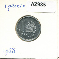 1 PESETA 1988 ESPAGNE SPAIN Pièce #AZ985.F.A - 1 Peseta