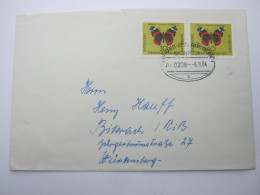 1964 , BAHNPOST : HALLE  - LEIPZIG - FRANKFURT (Oder) , Klarer Bahnpoststempel  Auf Brief - Storia Postale