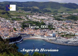 Azores Terceira Island Angra Do Heroismo UNESCO Aerial View New Postcard - Açores