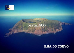 Azores Corvo Island Volcano Aerial View New Postcard - Açores