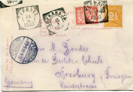 INDES NEERLANDAISES CARTE POSTALE DEPART TERNATE 14--4-1906 POUR L'ALLEMAGNE - Niederländisch-Indien