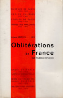 Armand MATHIEU 1973 - Oblitérations De France Sur Timbres Détachés - Période 1852 à 1876 - Cancellations