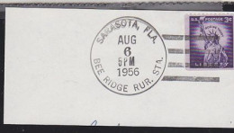 U.S.A.(1956) Bee. Cancel Of Bee Ridge Station, Florida On Fragment. - Honeybees