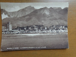 Italy / Marina Di Massa, La Ridente Spiaggia E Le Alpi Apuane --> Written - Massa