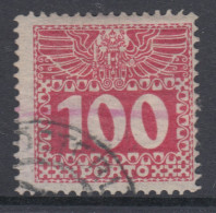 Österreich Portomarke, Höchstwert 100 H Dünnes Papier, Gepr. Soecknick BPP - Postage Due