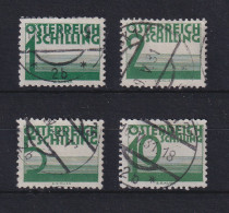 Österreich 1925 Portomarken  Neue Ziffernzeichnung Mi.-Nr. 155-158 Gest.  - Postage Due