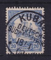 Deutsch-Südwestafrika 1909 Stempel KUBAS Auf Mi.-Nr. 14  - Africa Tedesca Del Sud-Ovest