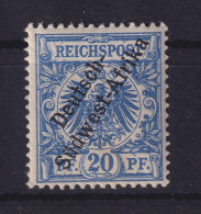 Deutsch-Südwestafrika 1897 20Pfg. Mi.-Nr. 4 Postfrisch ** - Africa Tedesca Del Sud-Ovest