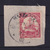 Deutsch-Südwestafrika 1902 Stempel HATZAMAS Auf Mi.-Nr. 13 Auf Briefstück - Africa Tedesca Del Sud-Ovest