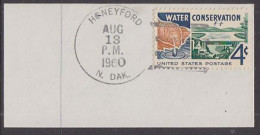 U.S.A.(1960) Honey. Cancel Of Honeyford, North Dakota On Fragment. - Honeybees