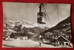 CPSM Petit Format -  Saint Gervais Les Bains- (Hte-savoie)- Vue Du Téléférique - Saint-Gervais-les-Bains