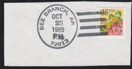 U.S.A.(1960) Bee. Cancel Of BigBee Valley, Mississippi On Fragment. - Honeybees