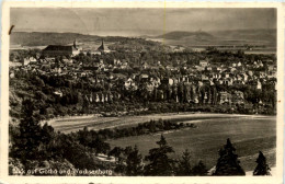 Gotha, Blick Auf Gotha Und Wachsenburg - Gotha