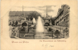 Gruss Aus Gotha, Die Wasserkünste Am Schlossberg - Gotha