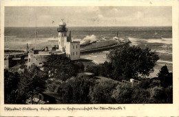 Ostseebad Kolberg - Leuchtturm Und Hafeneinfahrt - Pommern