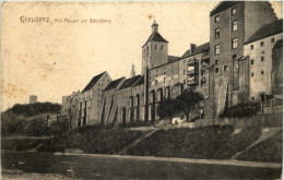 Graudenz - Alte Häuser Am Schlossberg - Feldpost Landw. Inf. Regt. 101 - Pommern