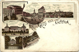Gruss Aus Gotha - Litho - Gotha
