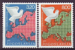 YUGOSLAVIA 1585-1586,unused - Unused Stamps