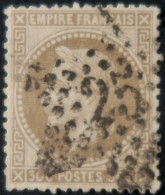 LP3036/317 - FRANCE - NAPOLEON III Lauré N°30h (fond Ligné) LUXE >>>>> BELLE ETOILE N°25 DE PARIS (RUE SERPENTE) - 1863-1870 Napoléon III Con Laureles