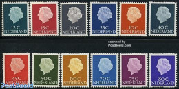 Netherlands 1954 Definitives 12v Phosphor (1967-1971), Mint NH - Ongebruikt