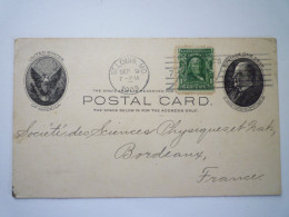 2024 - 2432  POSTAL CARD  Au Départ De SAINT-LOUIS   1903   XXX - Covers & Documents