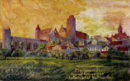 Artiste CPA Kwidzyn Marienwerder Westpreußen, Dom Und Amtsgericht, Abstimmungsgebiet - Westpreussen